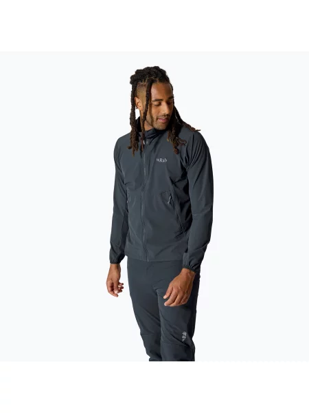 Softshellová bunda Rab Borealis Hoody beluga šedá