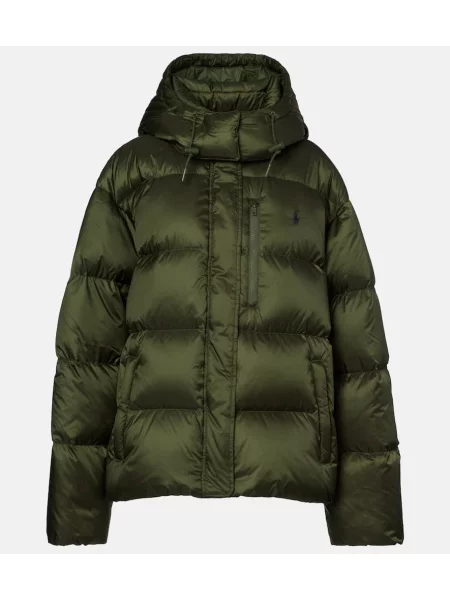 Geacă cu puf Polo Ralph Lauren verde