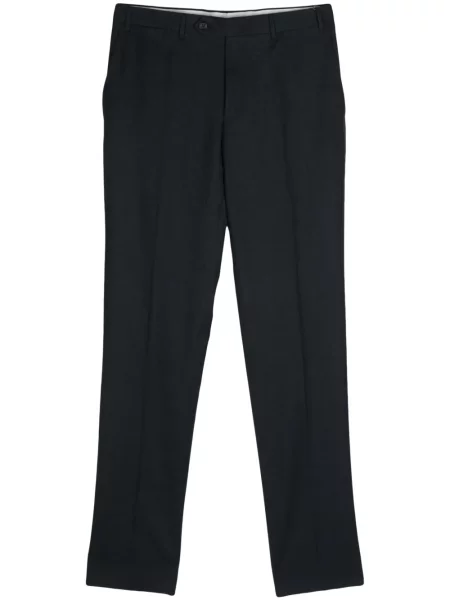 Pantaloni Canali de lână albastru