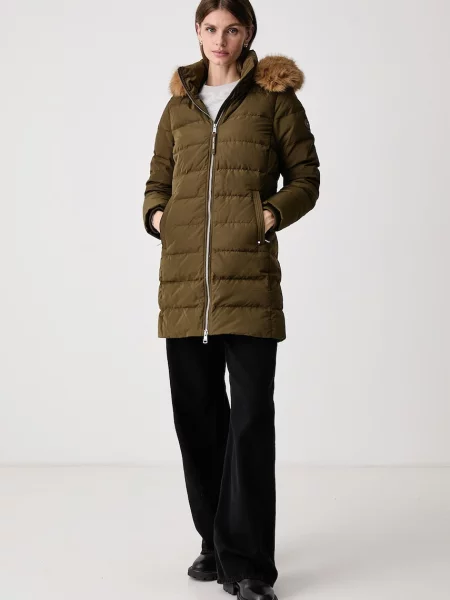 Tommy Hilfiger péřová bunda zelená