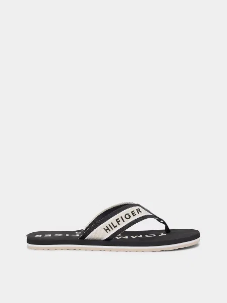 В'єтнамки Tommy Hilfiger SPORTY HILFIGER BEACH SANDAL чорний