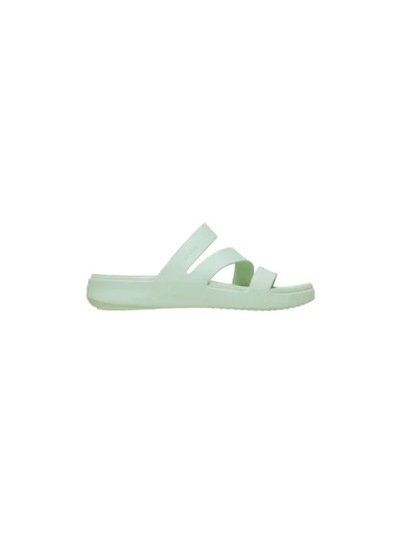 Papuci Crocs cu bretele verde