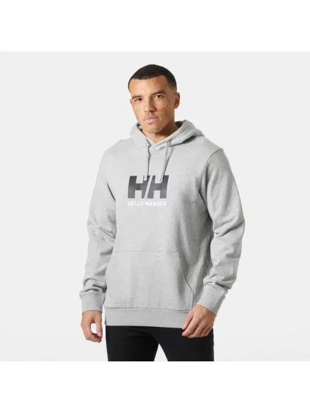 Bluza z kapturem Helly Hansen Logo szara