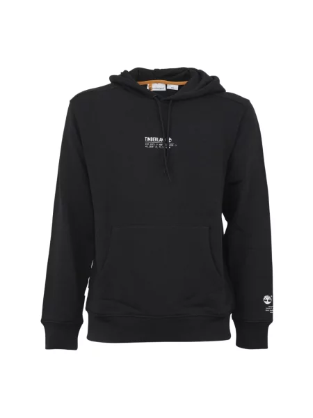 Bluza z kapturem Timberland z kapturem biznesowa czarna