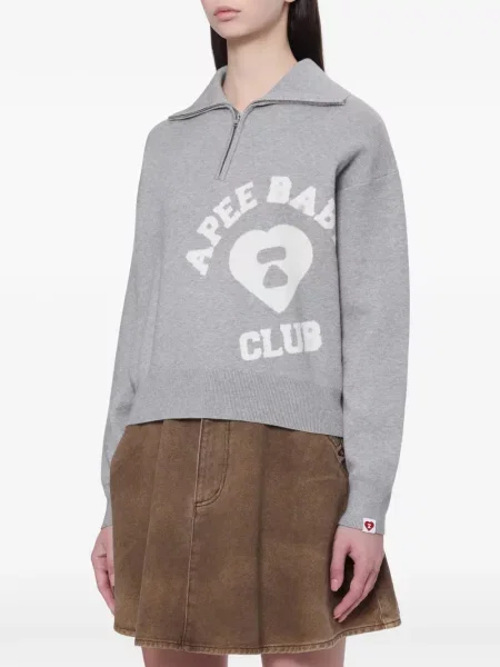 Sveter Apee™ By *a Bathing Ape® sivá