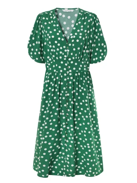 TATUUM Rochie tip bluză Naela verde alb