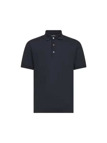Koszulka polo Zegna niebieska