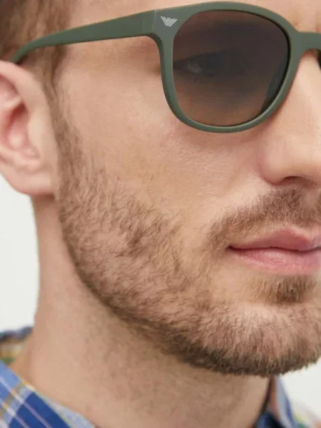 Emporio Armani okulary przeciwsłoneczne zielony