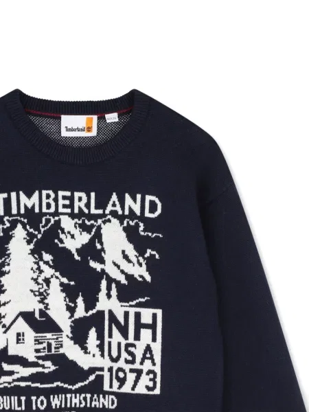 Sweter dziecięcy Timberland niebieski