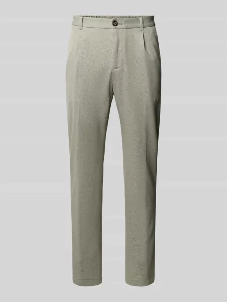 Spodnie garniturowe o kroju regular fit z mieszanki model Lester' Joop! Collection