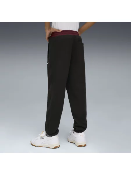 PUMA Młodzieżowe spodnie dresowe Wardrobe Essentials Go Together Odzież czarny