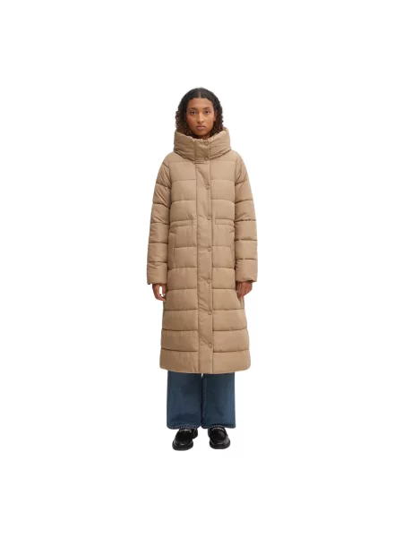 Barbour kurtka Freya Puffer Jacket zimowa brązowy