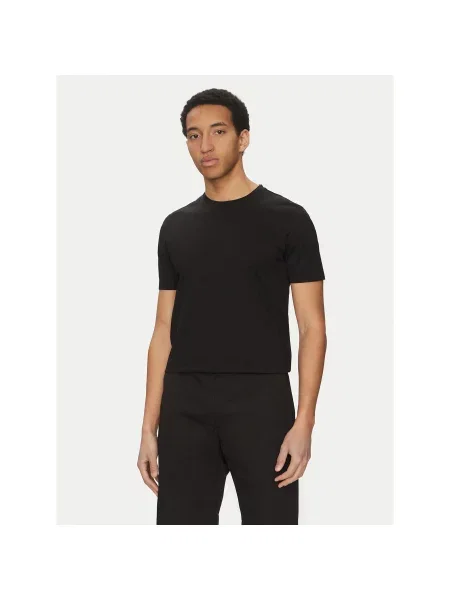 HUGO T-shirt Dimerstee Slim Fit crna