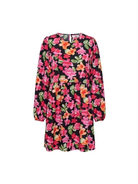 Mała mały sukienka mini Jacqueline De Yong w kwiatki czarna