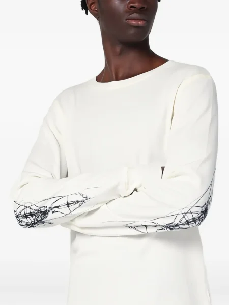 Lung pulover Basketcase Gallery alb