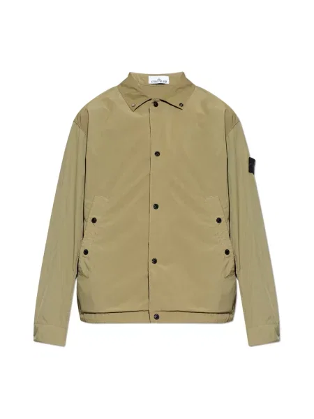 Lekka kurtka Stone Island z kamieniami zielona