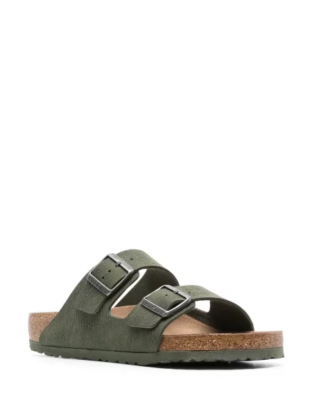 Sandalai Birkenstock su sagtimis žalia