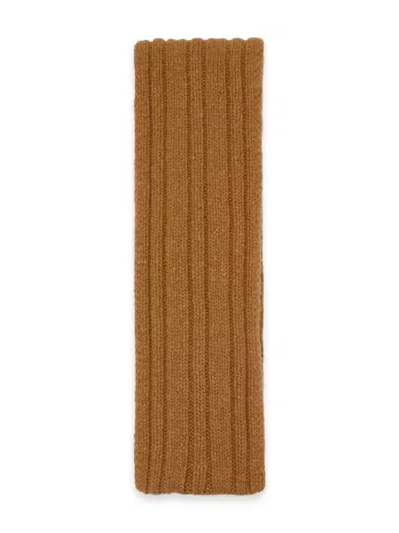 Fular The Row de lână maro