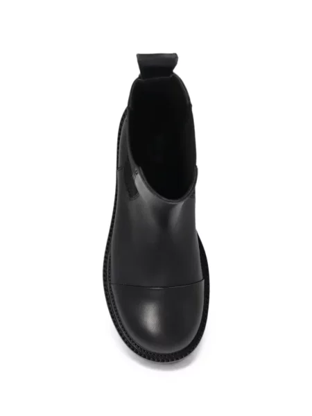 Botine chelsea Moschino din piele negru
