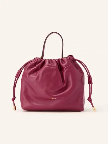 Chloé Torba Z Uchwytami pink różowa