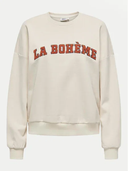 ONLY Bluză Toddy Oversize bej