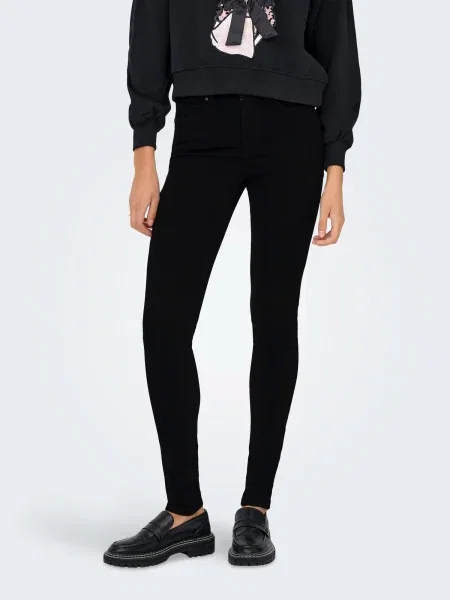 ONLY Jeans ONLLULU denim negru