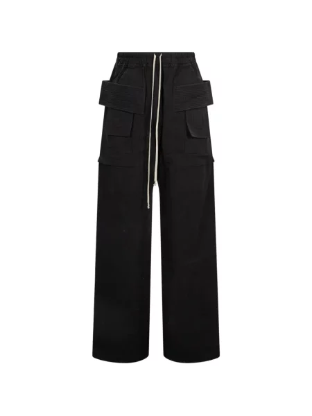 Pantaloni Rick Owens Drkshdw cu cordon negru