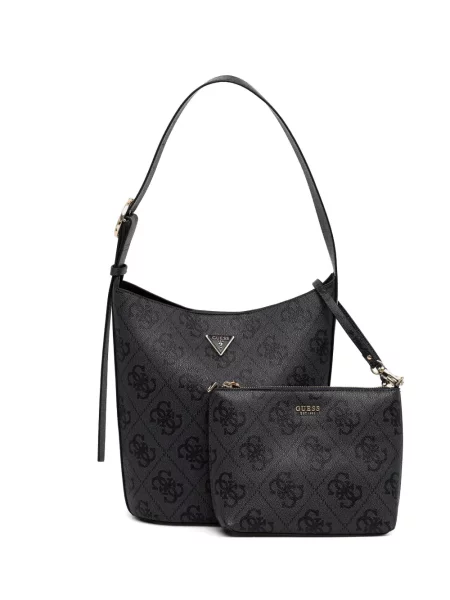 Shopper táska Guess nyomtatás fekete