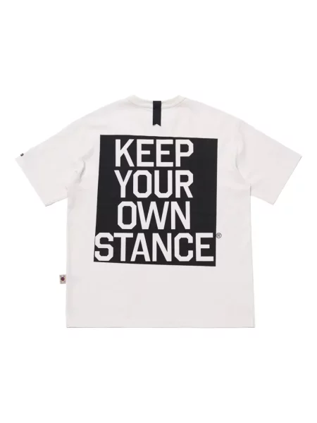 Tricou Stance cu imagine alb