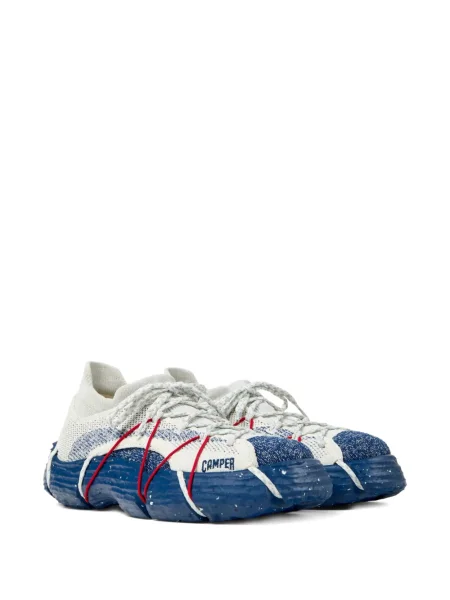 Sneakers Camper με κορδόνια με δαντέλα λευκό