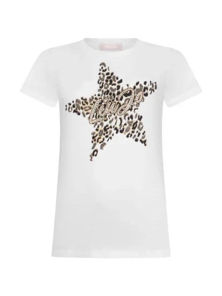 Liu Jo Tricou maro cappuccino / negru alb
