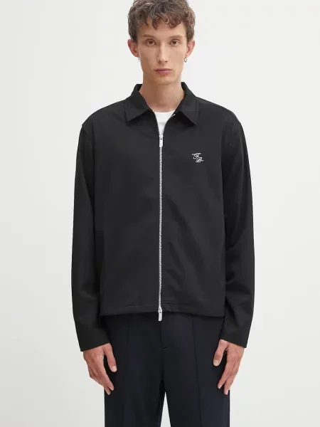 Jachetă Filling Pieces Coach Jacket Twill Wool Black XL negru