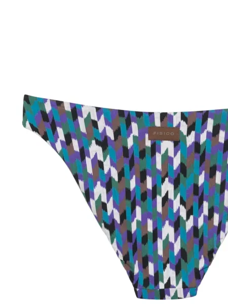 Raštuotas bikini Fisico mėlyna