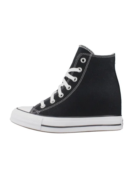 Platform talpú félcipő Converse fekete