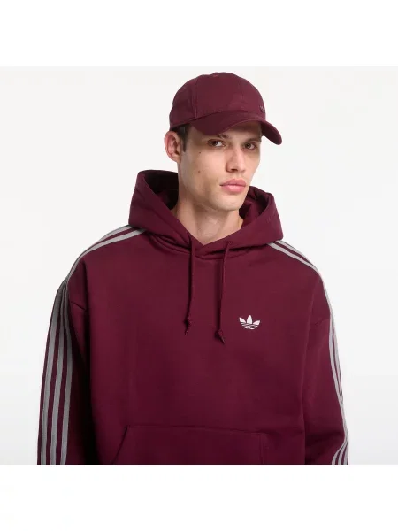 Pruhovaná mikina s kapucňou Adidas Originals s kapucňou