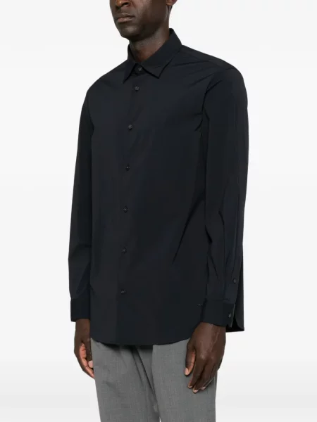 Lung cămașă Emporio Armani albastru