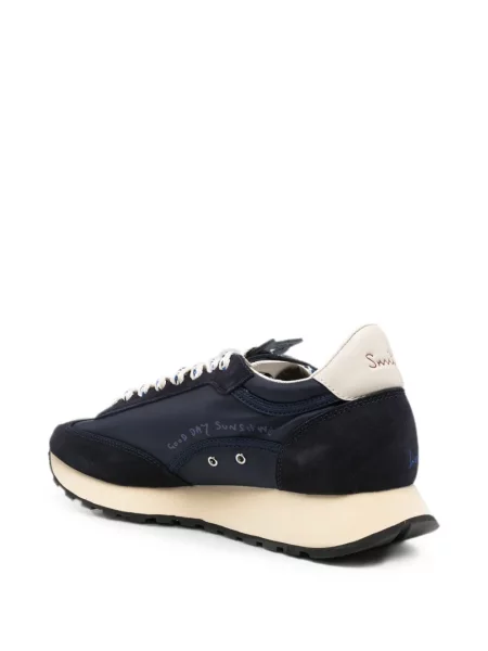 Sneakerși Paul Smith din piele albastru