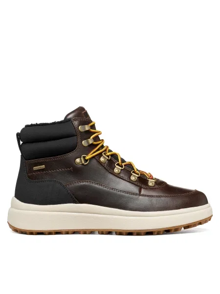 Geox Зимни обувки U Granito + Grip B Abx Тъмнокафяв