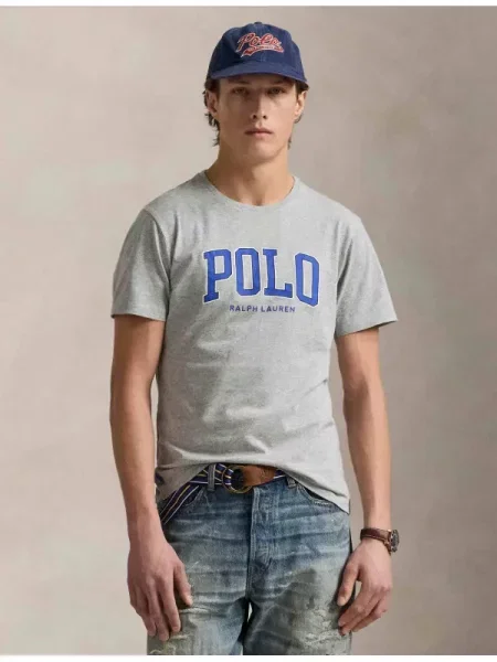 POLO RALPH LAUREN Póló | Custom slim fit szürke