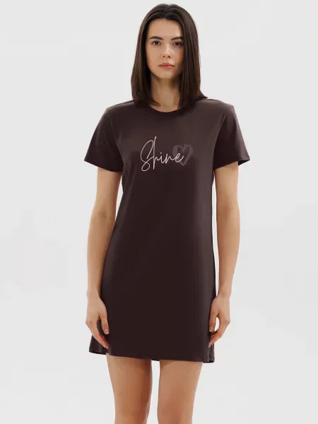 Ночная рубашка Roksana коричневая