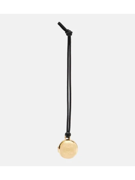 Pandantiv Loewe din piele auriu