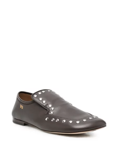 Pantofi loafer Wales Bonner din piele maro