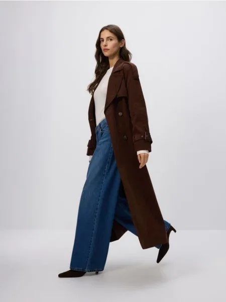 Reserved Джинси широкого крою синій