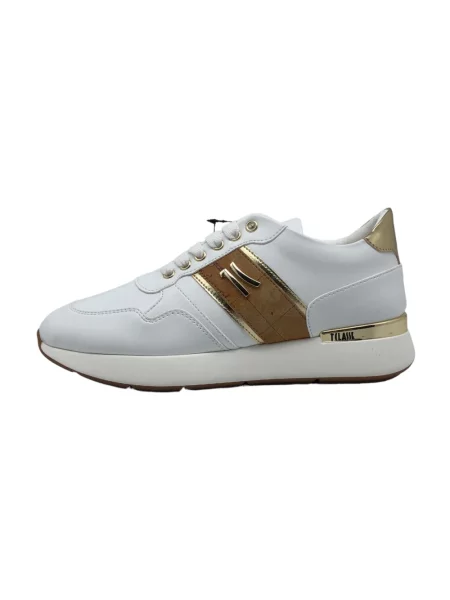 Lniane sneakersy Alviero Martini 1a Classe białe