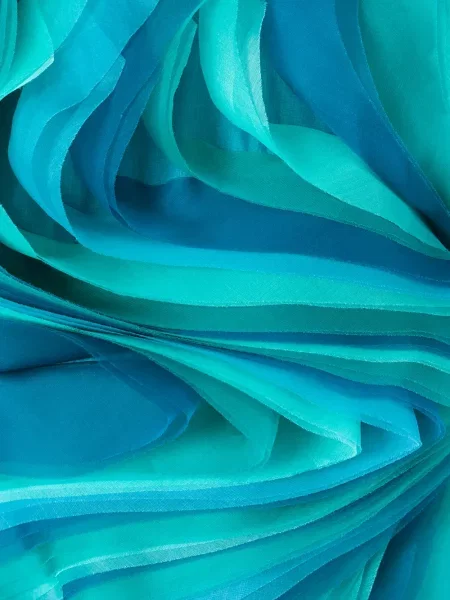 Odgovarati haljina Gianluca Capannolo s volanima plava