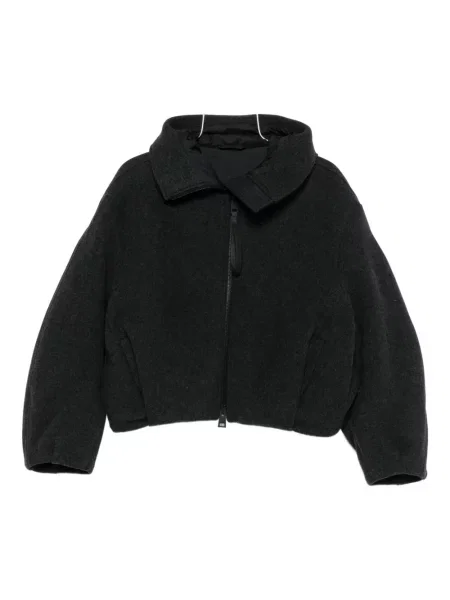 Geacă Canada Goose cu glugă gri