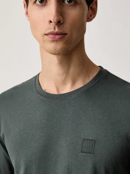BOSS Orange лонгслів Tacks помаранчевий