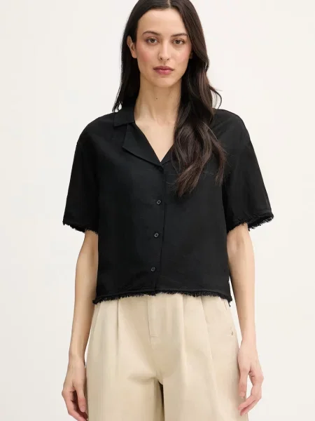 Tommy Hilfiger cămașă pentru femei cu in negru