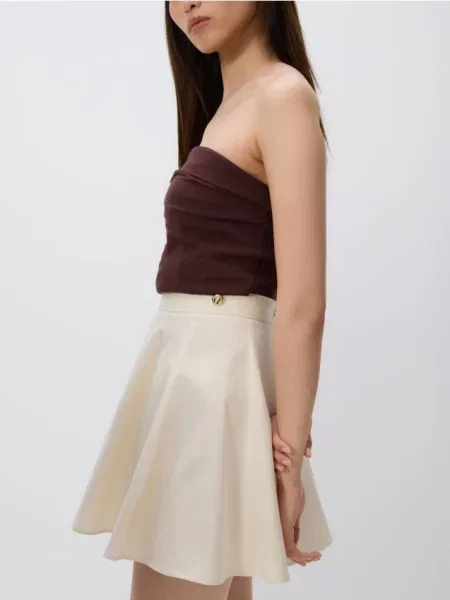 Reserved Спідниця міні нюдовий 