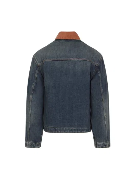 Kurtka jeansowa Balenciaga niebieska